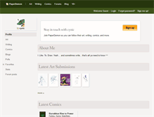 Tablet Screenshot of cynic.paperdemon.com
