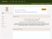 Tablet Screenshot of miyavi.paperdemon.com