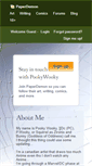 Mobile Screenshot of pookywooky.paperdemon.com