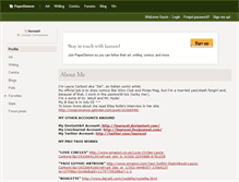 Tablet Screenshot of laurazel.paperdemon.com