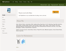 Tablet Screenshot of aikya.paperdemon.com
