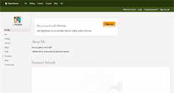 Desktop Screenshot of dbzbabe.paperdemon.com