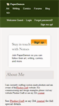 Mobile Screenshot of notoes.paperdemon.com